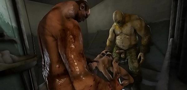  Lara Croft fuck toy in prison 3D porn